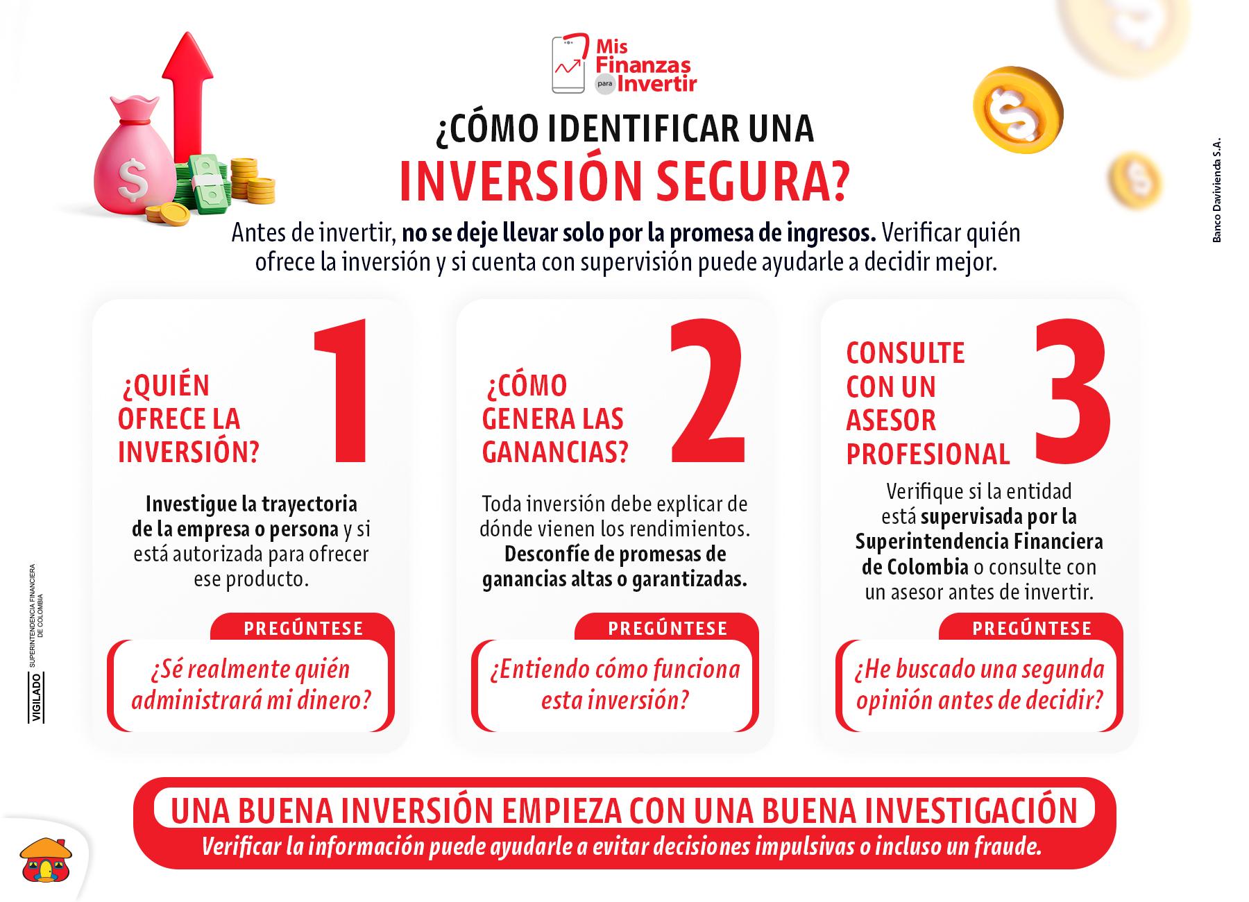 Siga estas recomendaciones antes de realizar una nueva inversión