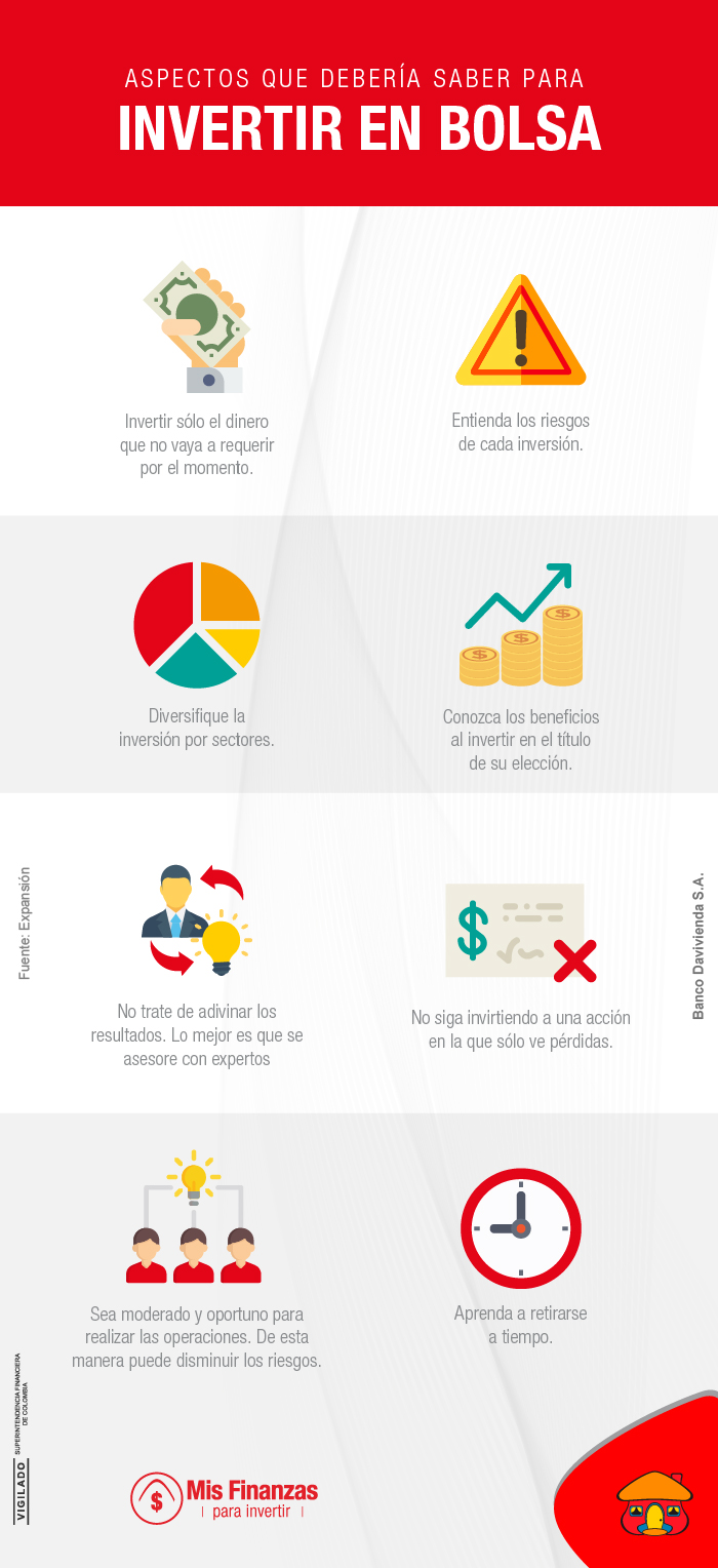 Tenga en cuenta estas recomendaciones al invertir en Bolsa