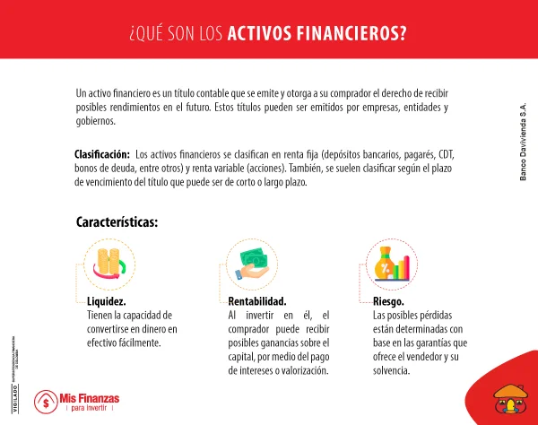 Activos financieros en los que puede invertir